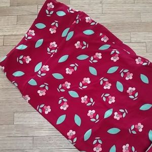 LuLaRoe TC flower leggings